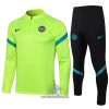 Inter Milan Trainings Sweatshirt Pak Quarter-zip 2021-22 Groene - Heren